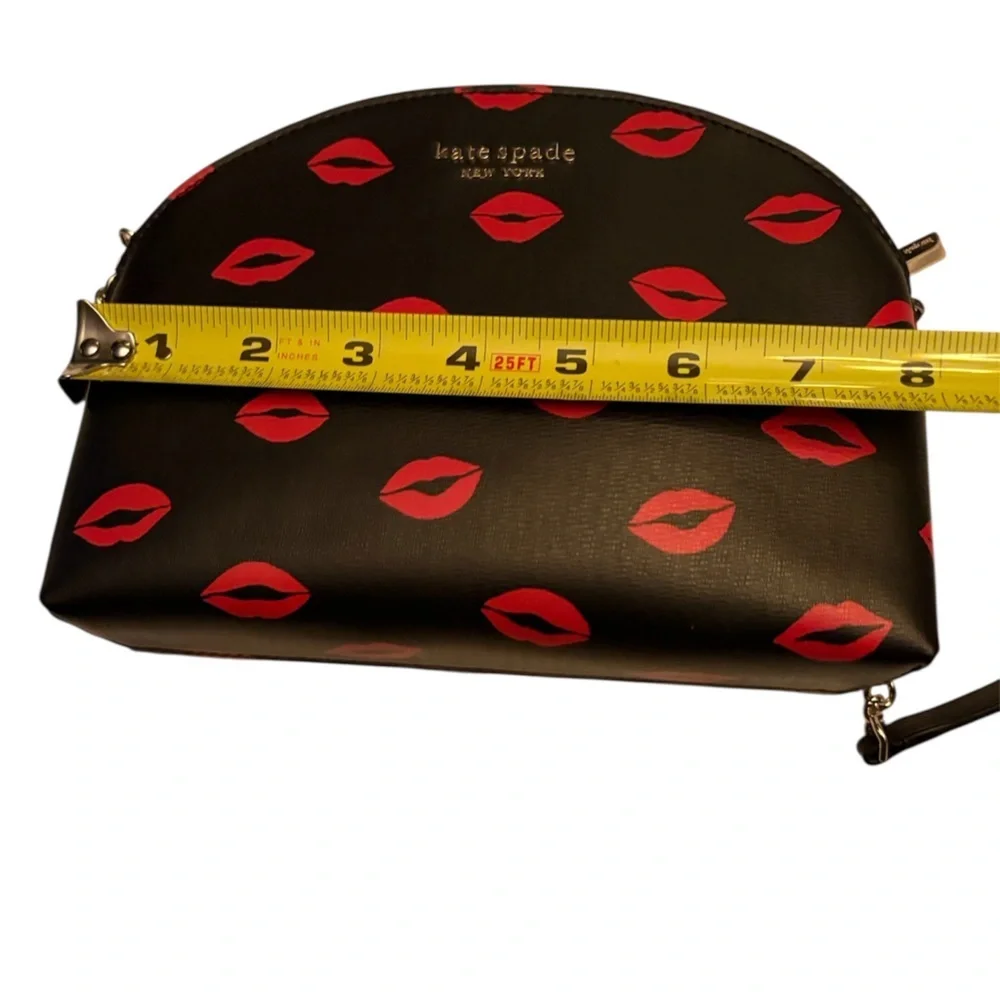 Kate Spade New York Spencer Kisses Double Zip Dome Crossbody